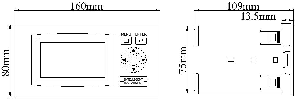 LJSY-101仪表尺寸 LJSY-101仪表尺寸